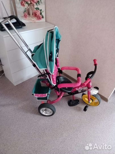 Велосипед с родительской ручкой