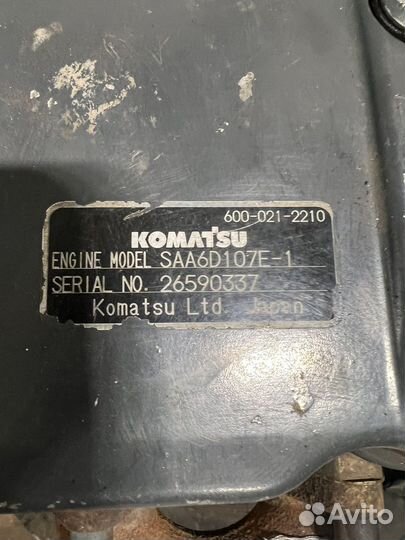 Двигатель komatsu pc220