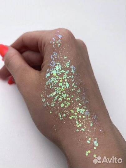 Блестки / глиттеры для лица, тела и волос