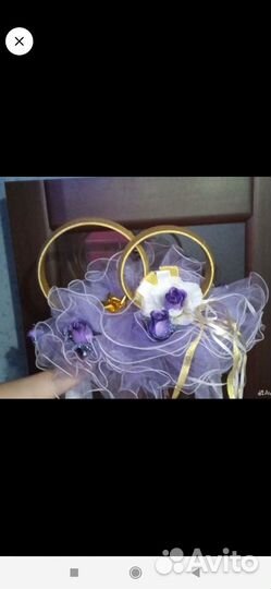 Свадебное украшение на машину