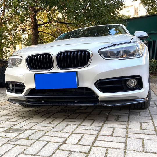 Губа(сплиттер) бмв 1 BMW F20 рестайлинг карбон