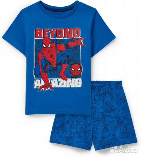 Комплект Человек паук C&A Marvel футболка шорты