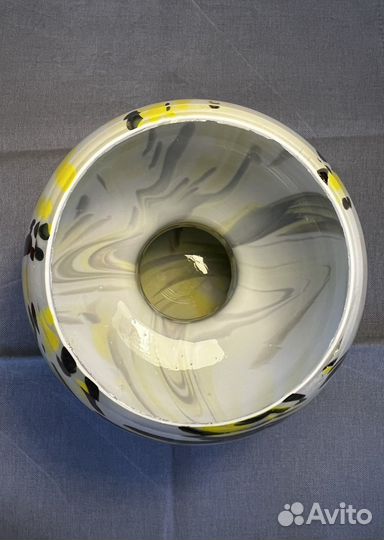 Ваза советская цветное стекло винтаж