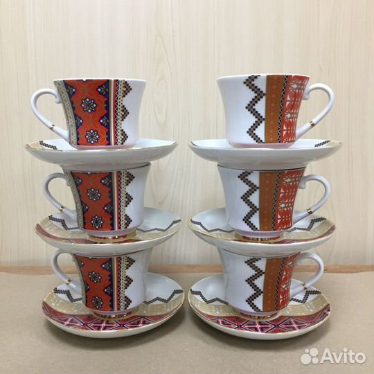 Чашка с блюдцем чайная Разгуляй ифз