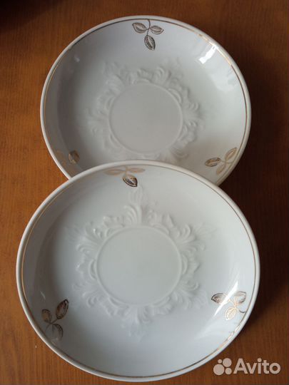 Чайные блюдца СССР Вербилки и Дулево