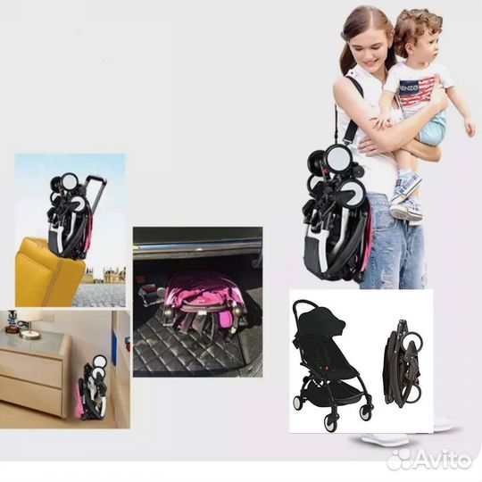 Коляска для путешествий Yoya/Baby Time черная