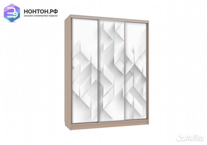 Шкаф-купе Бассо 7-600 59 дуб млечный