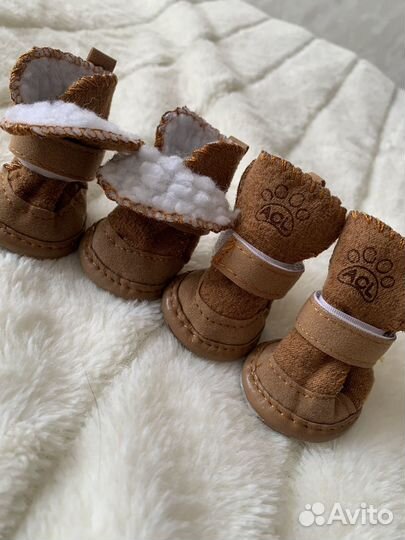 Зимние ботинки для собак