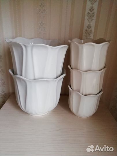 Кашпо горшок для цветов советская керамика