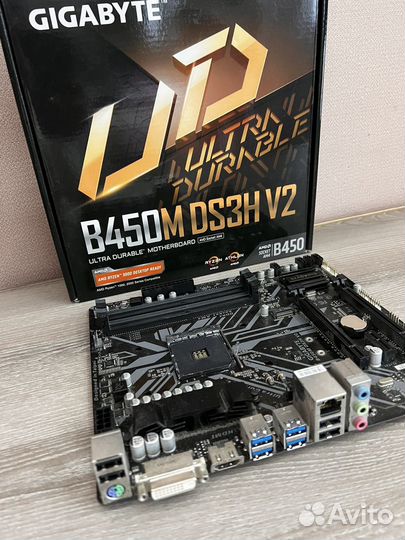 Материнская плата gigabyte B450M DS3H V2