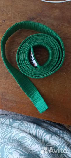 Пояс зеленый каратэ