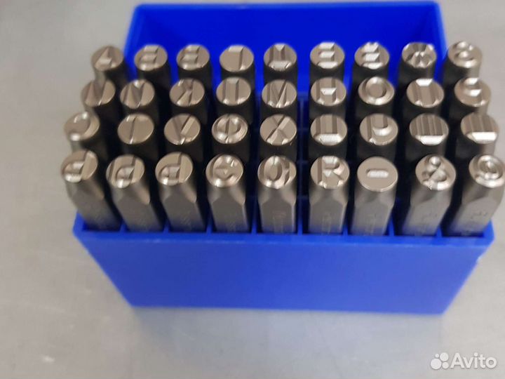 Клейма буквенные кириллица 6мм