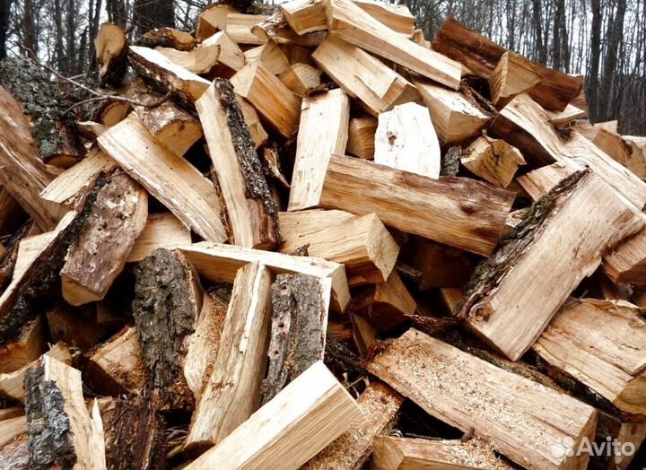 Дрова березовые колотые