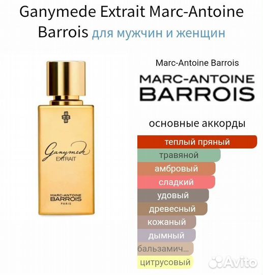 Распив Ganymede Extrait Оригинал