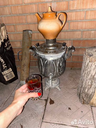 Самовар угольный, на дровах Тульский новый