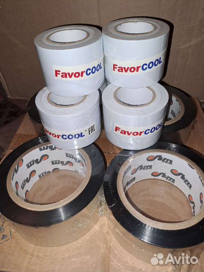 Лента для трассы кондиционера скотч дюбель