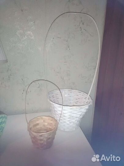 Корзиночки плетеные