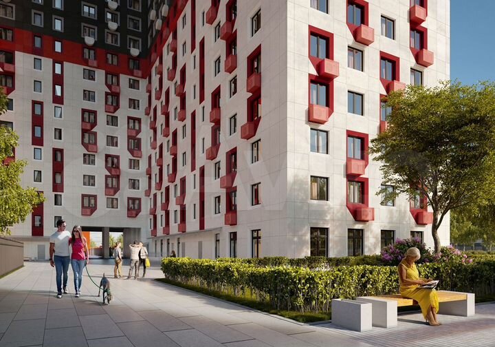 2-к. квартира, 53,8 м², 13/25 эт.