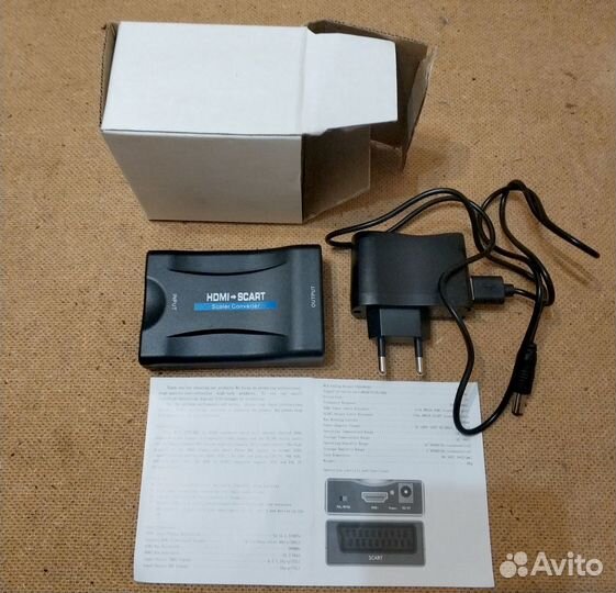 Переходник - конвертер hdmi в scart