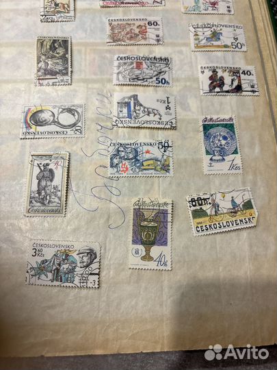 Марки чехословакия СССР