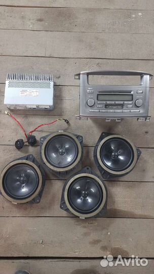 Усилитель, динамики, магнитола