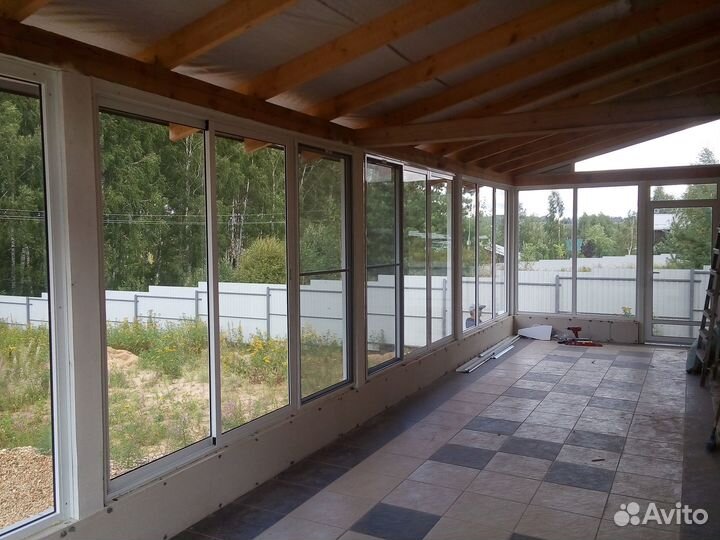 Алюминиевые окна на балкон