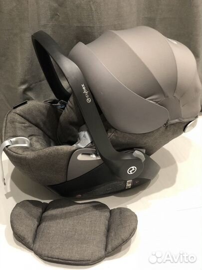 Cybex cloud q platinum +адаптеры babyzen