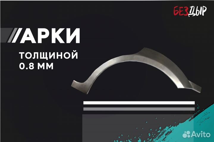 Кузовная арка Ford Fusion правая