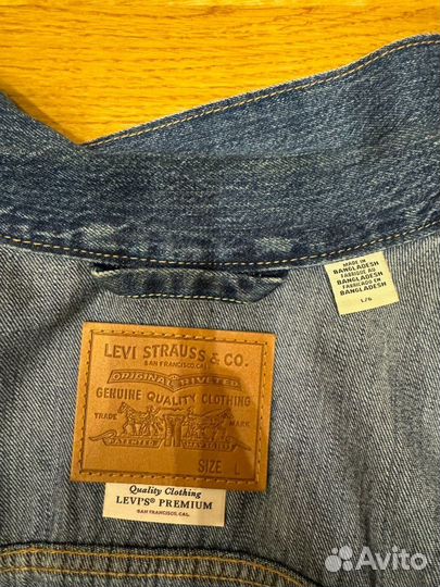 Джинсовая куртка levis