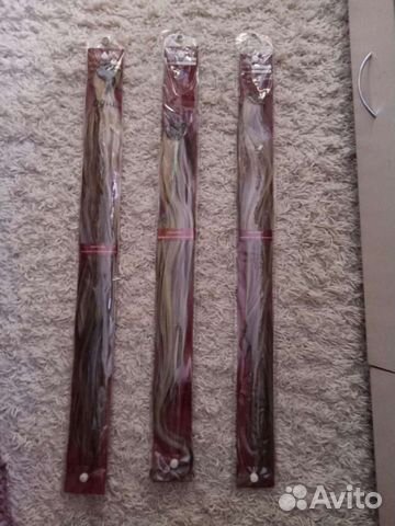 Накладные волосы на заколках