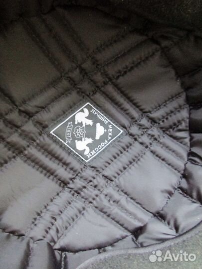 Мужская зимняя шапка из нерпы