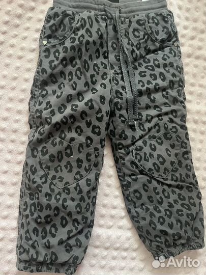 Детские штаны на флисе