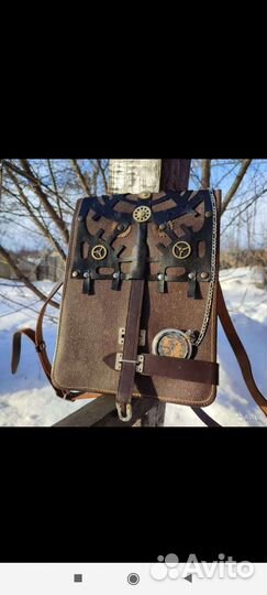 Сумка,планшет,стимпанк,киберпанк,готик аксессуар