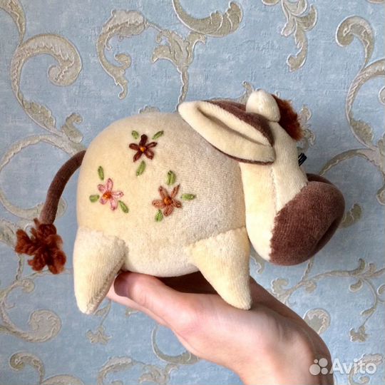 Мягкая игрушка авторская Коровка. Новая