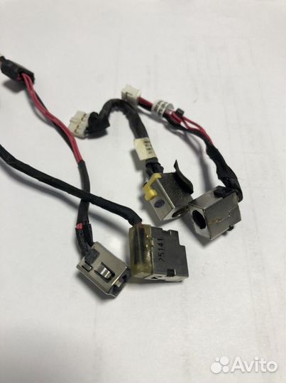 Разъёмы питания с кабелем для ноутбуков