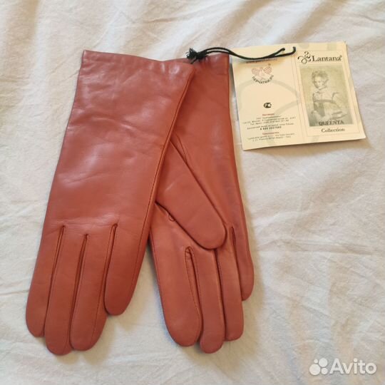 Перчатки женские лайковая кожа