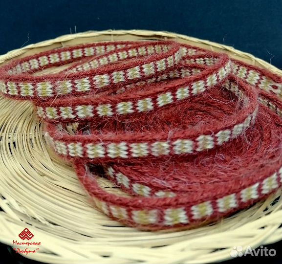 Тесьма ручного ткачества