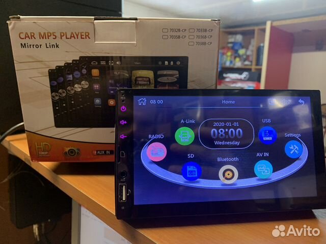 Магнитола 2 din MP5 с камерой