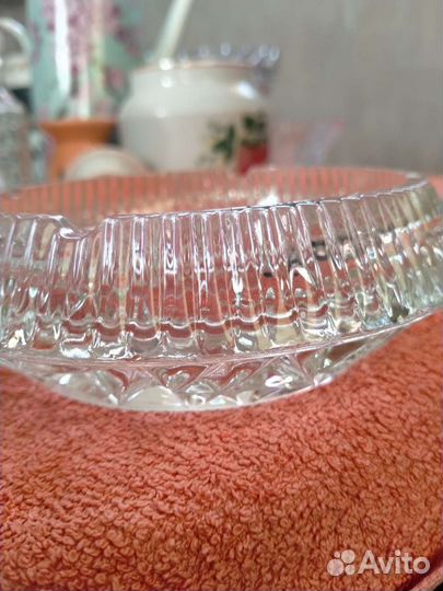 Хрустальная пепельница