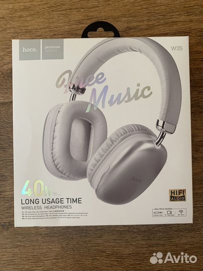 Беспроводные наушники hoco новые
