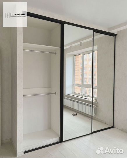 Шкаф распашной с фрезеровкой