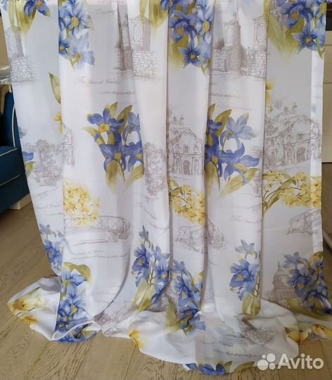 Шторы тюль комплект
