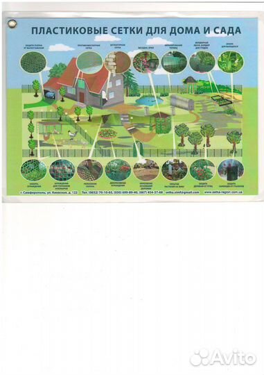 Сетка шпалерная для вьющихся растений