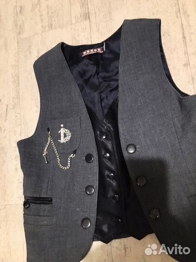 Маленькая леди школьная форма жилет 140 рост