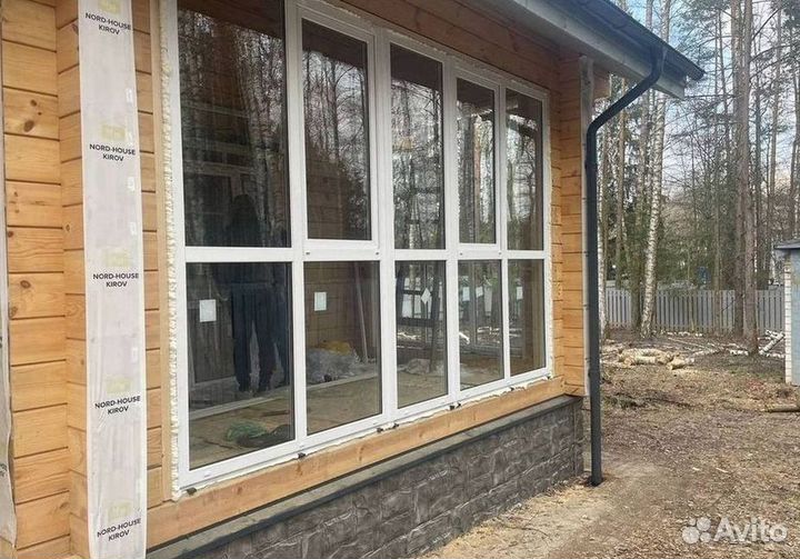 Остекление окон и балконов пвх