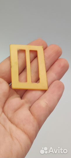 Пряжка винтажная пластмасса сер. XX в. 27 795 Разм