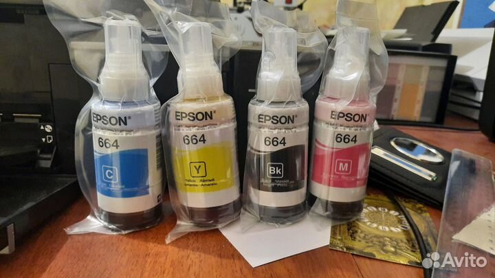 Чернила для принтера epson