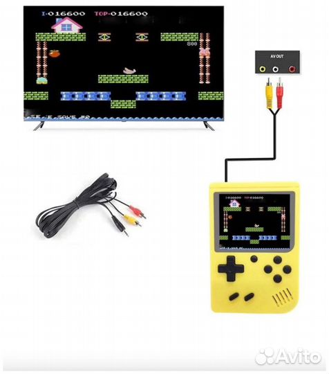 Портативная игровая приставка SUP 400 в 1 8bit