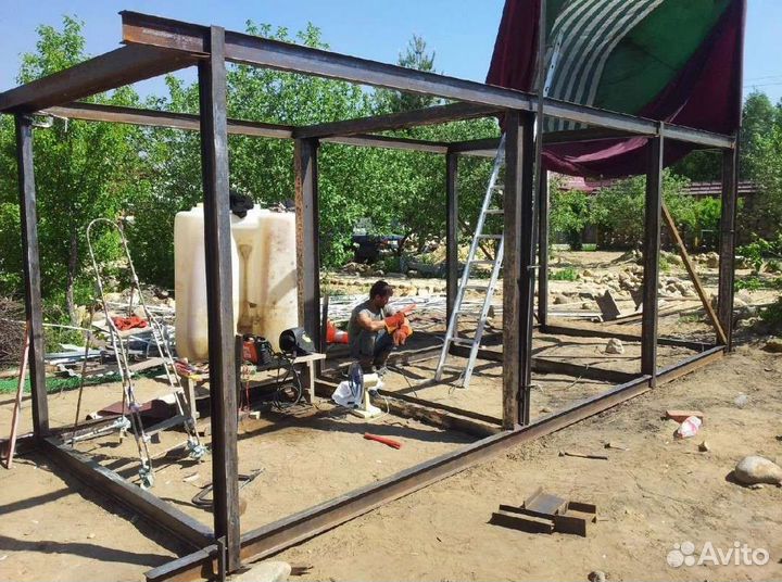 Сварщик.Петли.Ворота.Навесы.Заборы.Покраска.Выезд