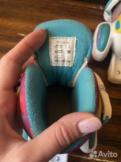 Роликовые коньки детские квадры 26-29 размер